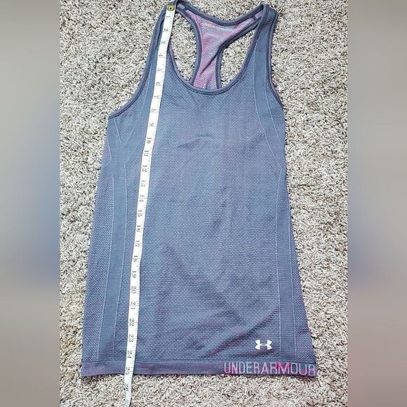Under Armour Threadborne Purple & Pink Tank Top - Picture 4 of 6